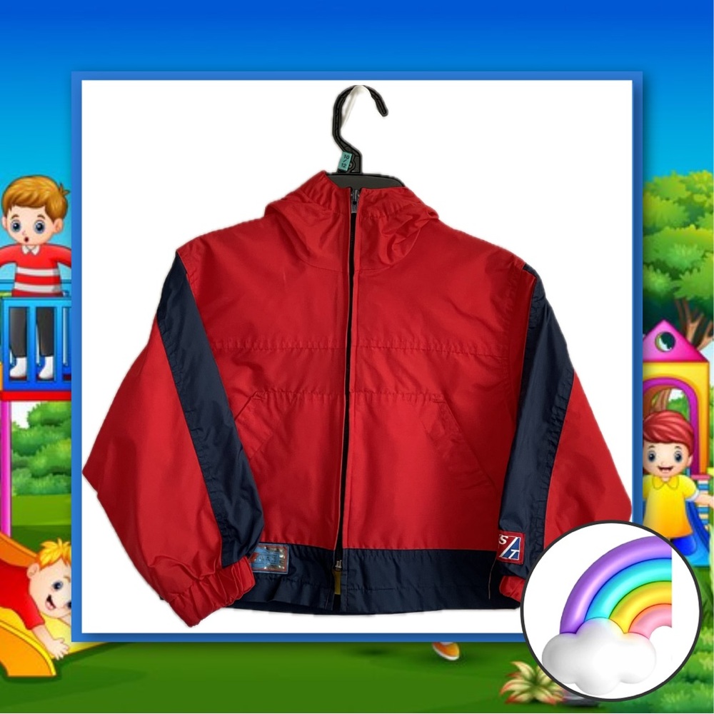 3/$24 - Sportrax Boys Hooded Spring Jacket – Size 5